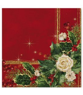 Tovaglioli Elegance Christmas 33 x 33 cm 3 confezioni