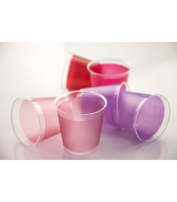 Bicchieri di Plastica Rosa Quarzo 300 cc