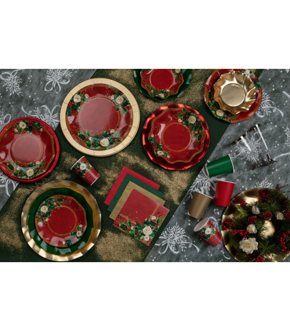 Bicchieri Compostabili Elegance Christmas 250 cc 3 confezioni