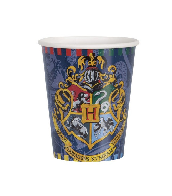 Bicchieri di Carta 270 ml Harry Potter Warner Bros