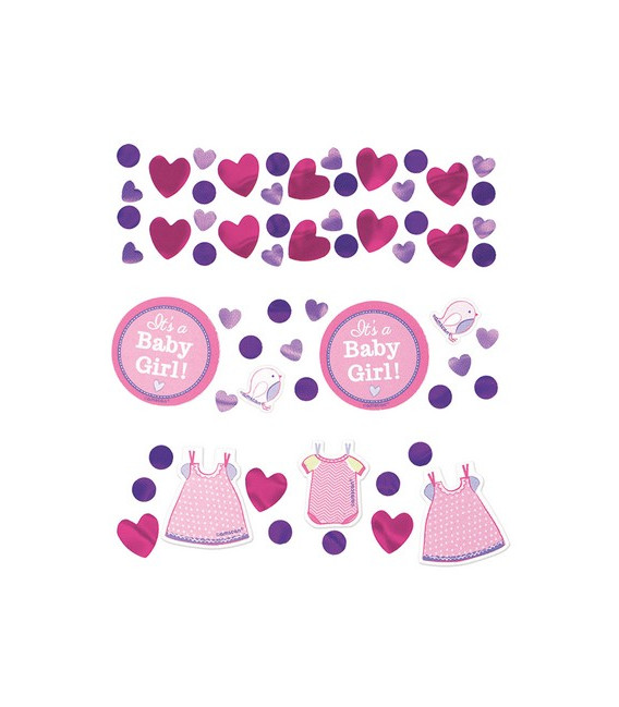 Confetti da tavola Vestitini - Shower with Love Girl