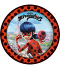 Piatto 23 cm Miraculous Lady Bug