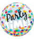 Pallone Bubble Party Time Colorful Dots