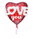 Pallone foil Multi-balloon Love Hearts & Dots