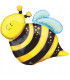 Pallone foil Minishape Ape - Happy Bee