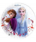 Piatto di carta Piano 20 cm Frozen II Disney