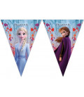 Festone bandierine di plastica Frozen II Disney