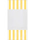 Sacchetti cellophane striped 13 x 25 cm Giallo 10 Pz