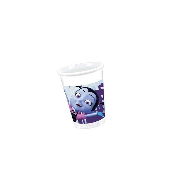 Bicchiere plastica 200 ml Vampirina 8 pz