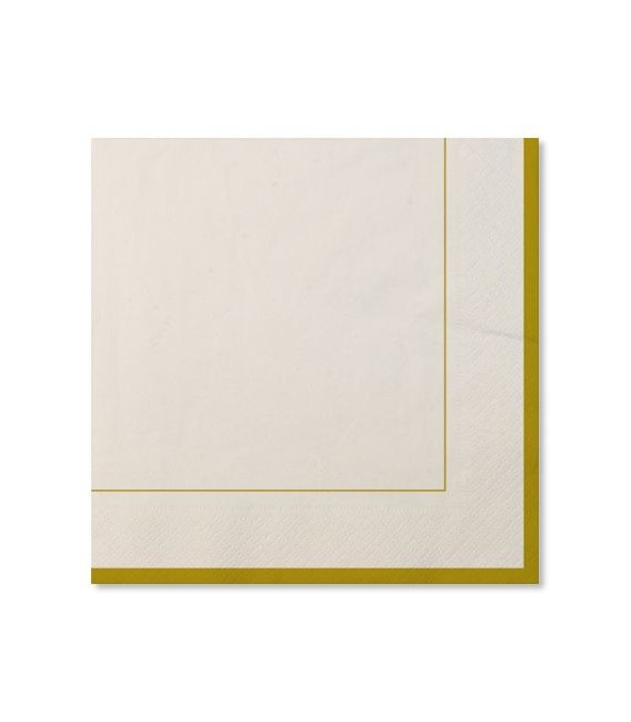 Tovaglioli Bordo Oro Classic Gold 33 x 33 cm 3 confezioni