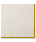 Tovaglioli Bordo Oro Classic Gold 33 x 33 cm 3 confezioni