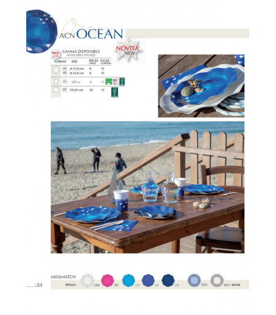 Bicchieri Compostabili Ocean 250 cc