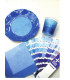 Tovaglioli Bicolore Turchese - Blu Cobalto 33 x 33 cm 3 confezioni