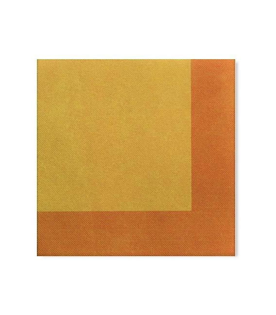 Tovaglioli Bicolore Giallo - Arancione 33 x 33 cm 3 confezioni