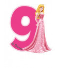 Birthday Candle N. 9 Princess Aurora Disney