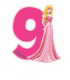 Birthday Candle N. 9 Princess Aurora Disney