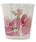 Bicchieri di Plastica Fiore Rosa 300 cc