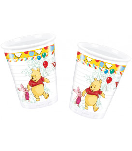 Bicchieri di Plastica 180 - 200 cc Winnie the Pooh Sweet Tweets Disney