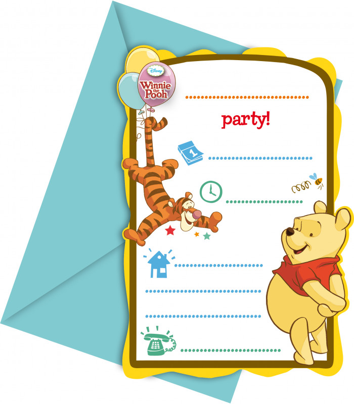 Biglietti Inviti Compleanno Winnie The Pooh Sweet Tweets Disney