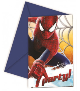 Biglietti Inviti Compleanno The Amazing Spiderman Disney