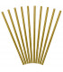 Cannucce Paper Straws Gold 10 Pz PartyDeco
