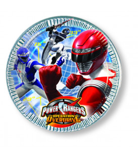 Piatto piano grande 23 cm Power Rangers Operation Overdrive