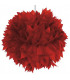 Fluffy carta rosso 30 cm 1 pz