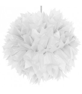 Fluffy carta 30 cm Bianco 1 pz