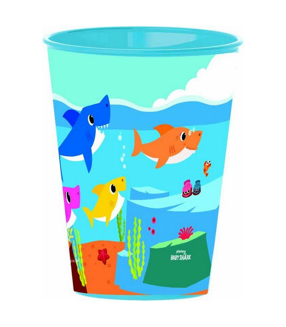 Bicchiere 260 ml Baby Shark 1 Pz