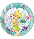 Piatto grande di carta 23 cm Fairyland Treats Disney