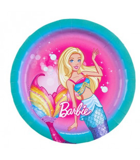 Piatto 18 cm Barbie Dreamtopia 8 pz