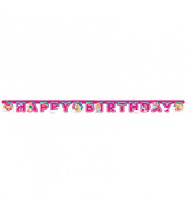 Festone Happy Birthday 200 x 15 cm Barbie Dreamtopia 1 pz