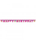 Festone Happy Birthday 200 x 15 cm Barbie Dreamtopia 1 pz