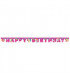 Festone Happy Birthday 200 x 15 cm Barbie Dreamtopia 1 pz