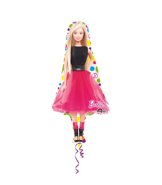 Pallone foil Supershape 42" - 106 cm Barbie Sparkle 1 pz