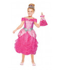 Costume Barbie Heart Pirincess + Mini Me Tg. 8-10 anni