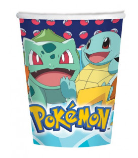 Bicchiere 250 ml Pokemon 8 pz