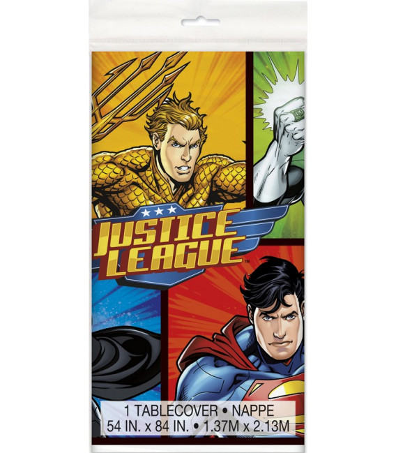 Tovaglia plastica 137 x 213 cm Justice League 1 pz