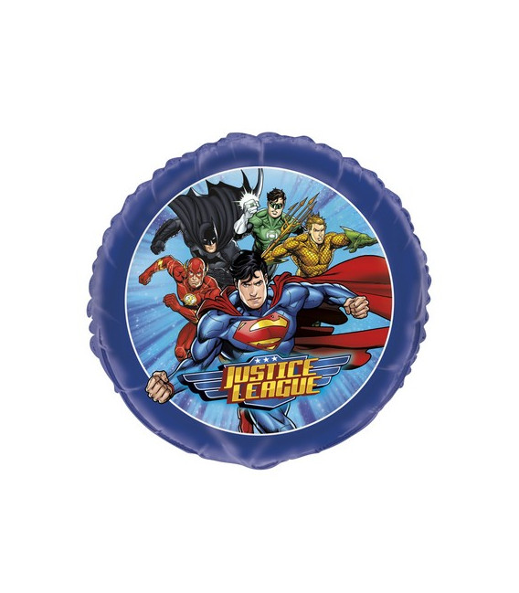 Pallone foil 18" - 45 cm Justice League 1 pz