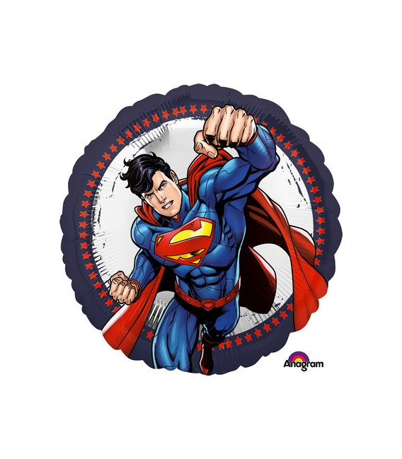 Pallone foil standard 17" - 42 cm Superman 1 pz