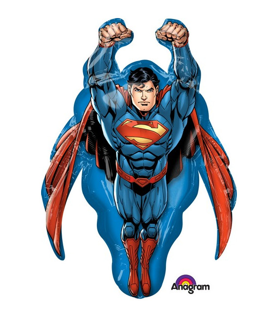Pallone foil Supershape 34" - 83 cm Superman 1 pz
