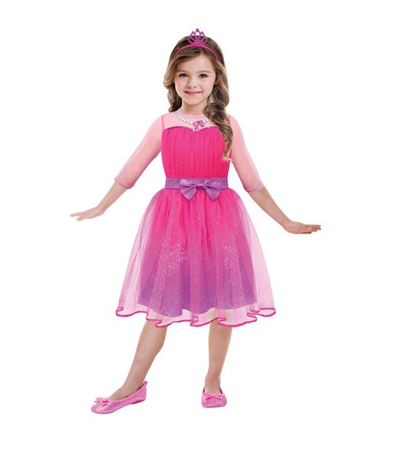 Girls' Costume Barbie Princess 5 - 7 Years CB