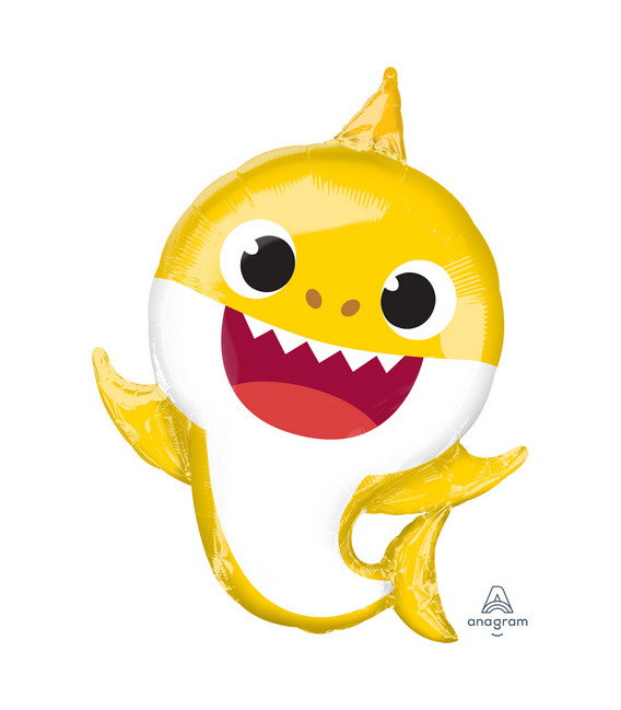 Pallone foil Supershape 53 x 66 cm Baby Shark 1 pz