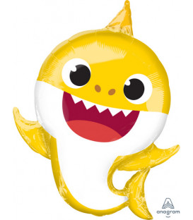 Pallone foil Supershape 53 x 66 cm Baby Shark 1 pz