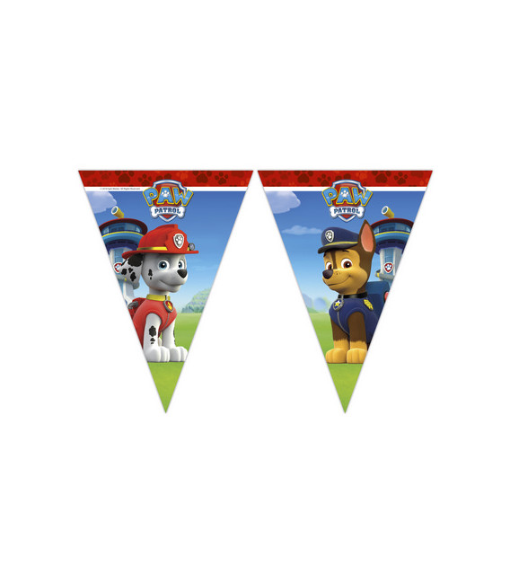 Festone bandierine plastica Paw Patrol Ready for Action 230 cm 1 pz