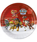 Piatto grande 23 cm Paw Patrol Ready for Action 8 pz