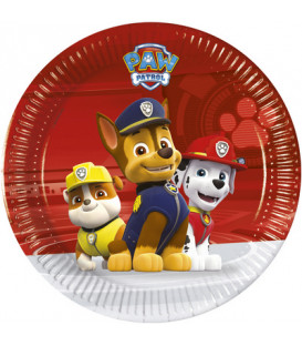 Piatto piccolo 20 cm Paw Patrol Ready for Action 8 pz