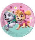 Piatto 23 cm Paw Patrol Skye and Everest 8 pz