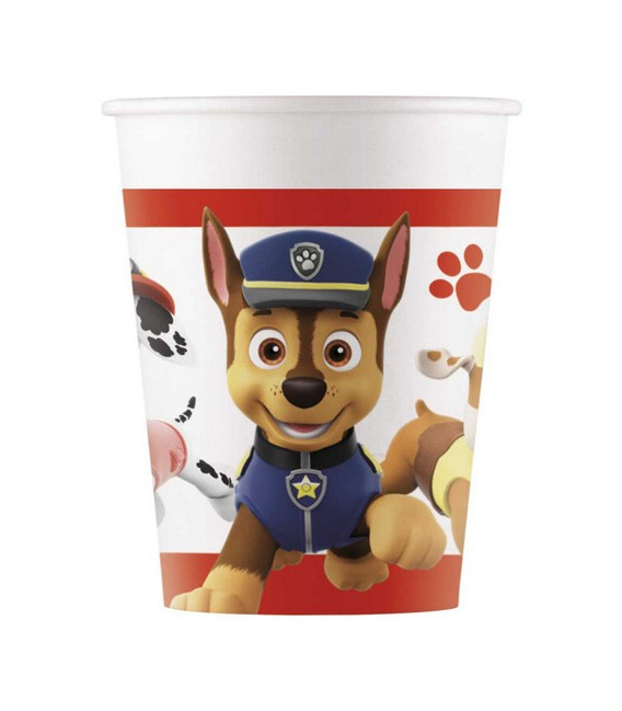Bicchiere carta 200 ml Paw Patrol - Ready For Action 8 pz