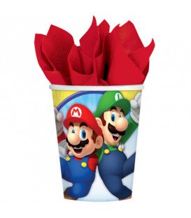 Bicchiere 266 ml Supermario 8 pz